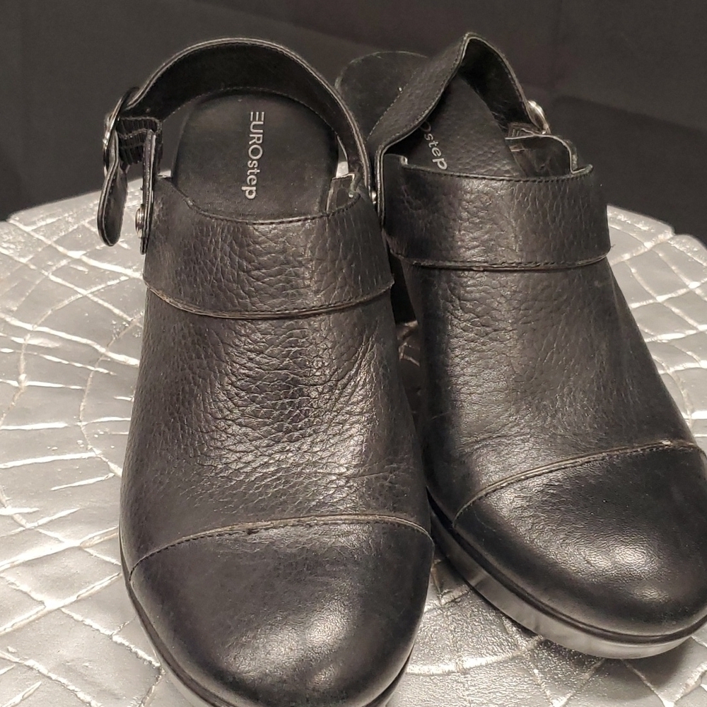 EuroStep Leather Mules SZ 7.5